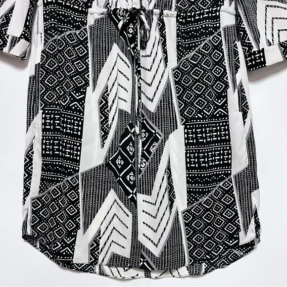 Diana von Furstenberg x Revolve Freya Silk Stretch Shirt Dress Size 2 FLAWED - Picture 6 of 14